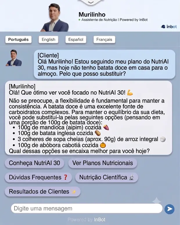 Murilinho Chat Bot - Assistente de Nutrição